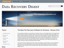 Tablet Screenshot of filerecoverysoftwarereview.com